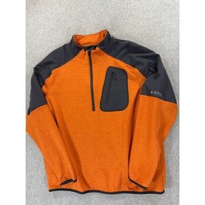 Alaska Hardgear Half Zip Midweight Fleece Pullover (Men's XL) Burnt‎ Orange